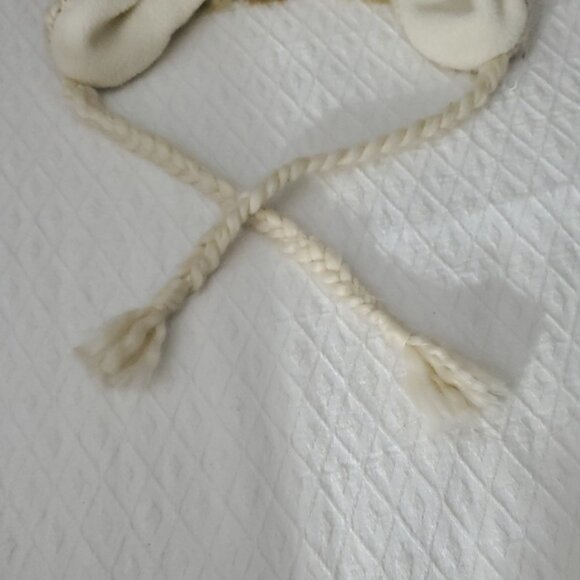 Vintage New Cozy Faux Fur Cream/ Brown Russian Hat - Picture 3 of 9